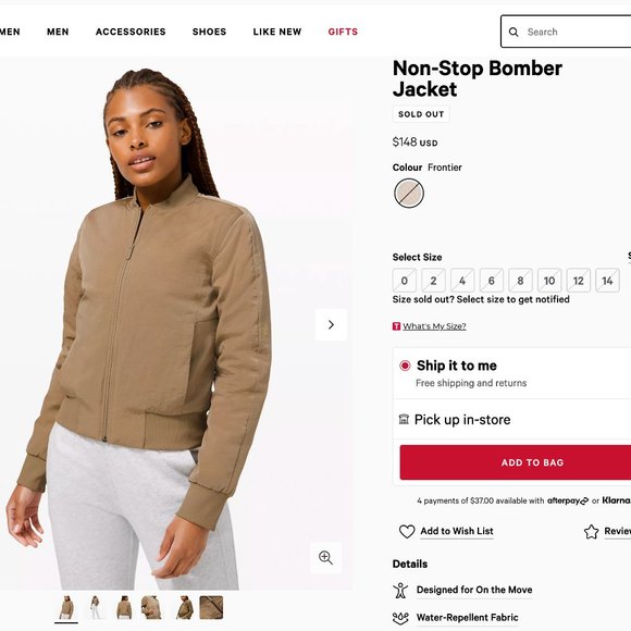 Non-stop Bomber Jacket - Picture 2 of 2